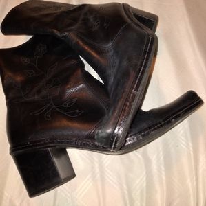 Leather Western Boots
